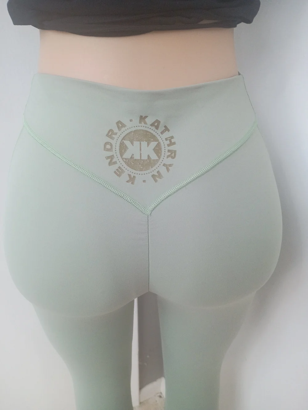 Gymshark Sage Green High-Waist Sculpt Leggings